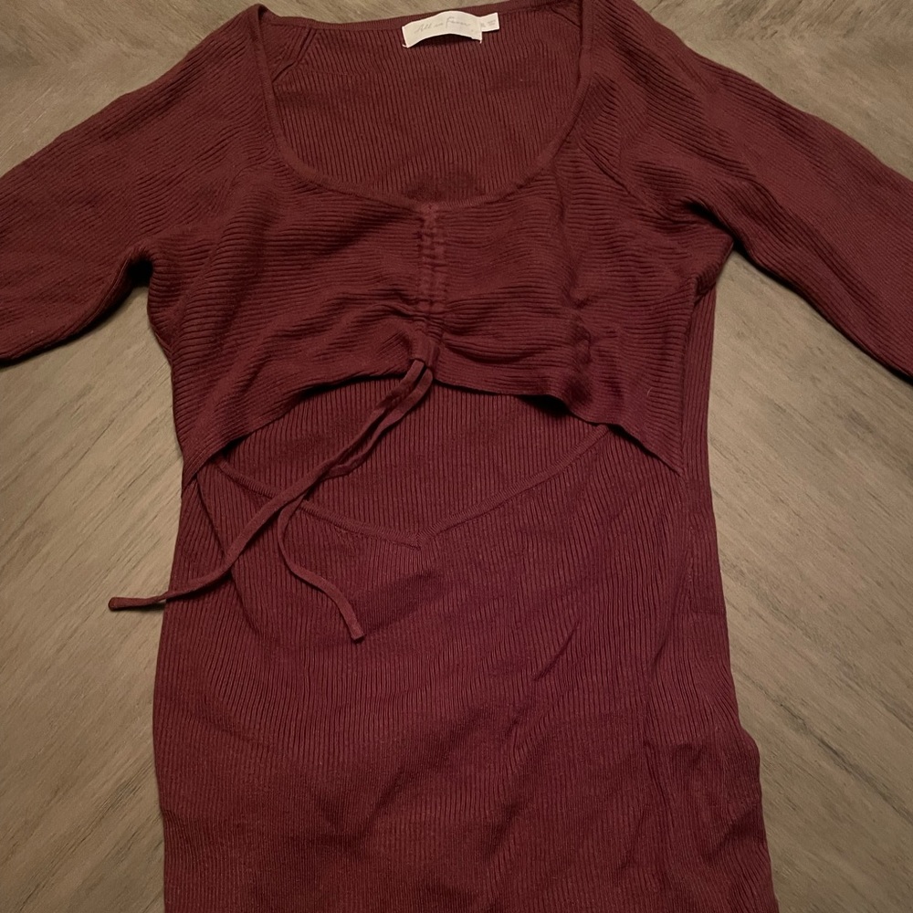 NORDSTROMS CHOCOLATE DRESS SIZE XL